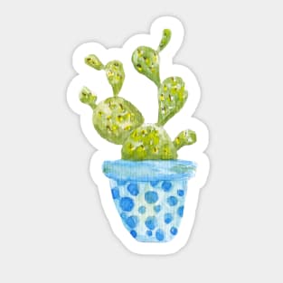 Watercolor cactus Sticker